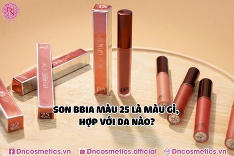 SON BBIA MÀU 25 LÀ MÀU GÌ, HỢP VỚI DA NÀO?