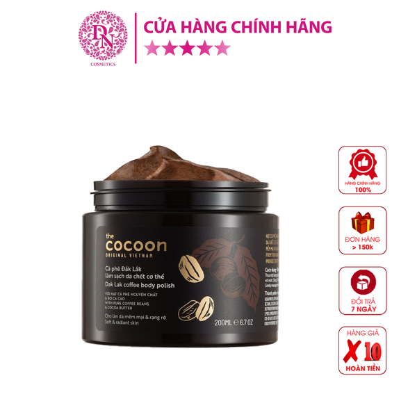 Cocoon Cà Phê Đắk Lắk Làm Sạch Da Chết Cơ Thể