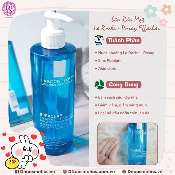 Sữa Rửa Mặt La Roche-Posay Effaclar Gel Cleanser