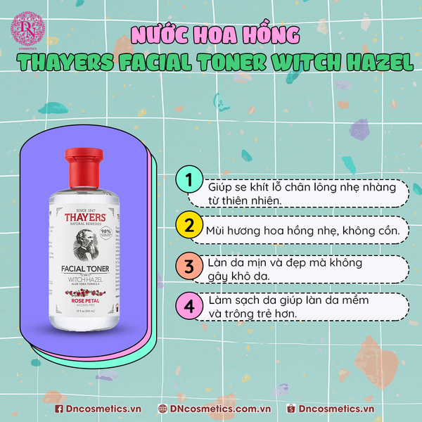 Nước Hoa Hồng Thayers