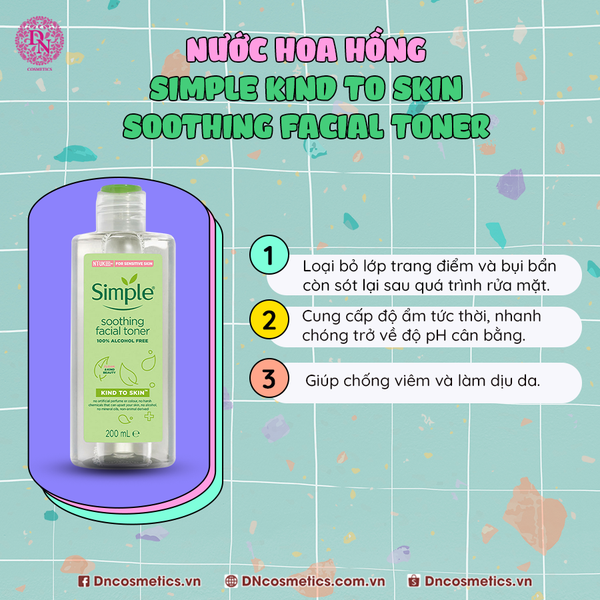 Nước Hoa hồng Simple (Tone)