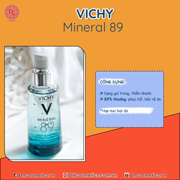 Tinh Chất Khoáng Vichy Mineral 89 Fortifying Daily Booster
