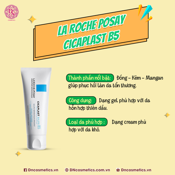 Kem Dưỡng Mờ Sẹo, Phục Hồi Da La Roche-Posay Cicaplast Baume B5