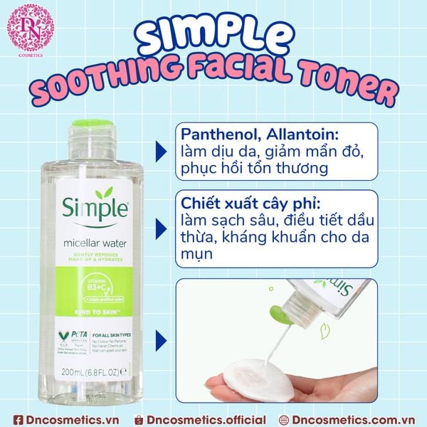 Toner Simple Soothing Facial