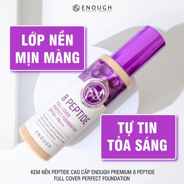 kem nền peptide enough