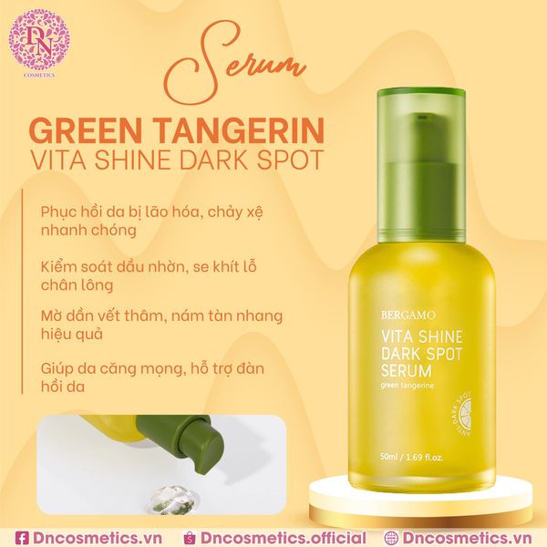 serum trắng da vitamin c quýt xanh bergamo