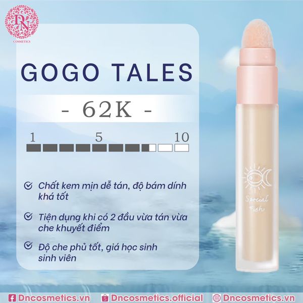 thanh-che-khuyet-điem-gogo-tables-Moisturizing-Traceless-Concealer-Special-Fish-NDT