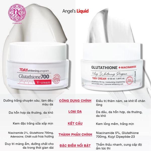 kem-duong-da-angel-s-liquid-7day-whitening-glutathione-program-700-v-cream