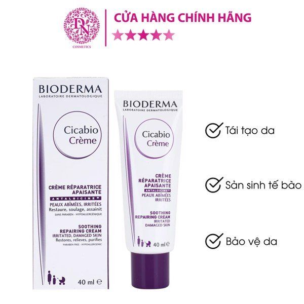 Kem Dưỡng Bioderma Phục Hồi Và Làm Dịu Da Cicabio Creme