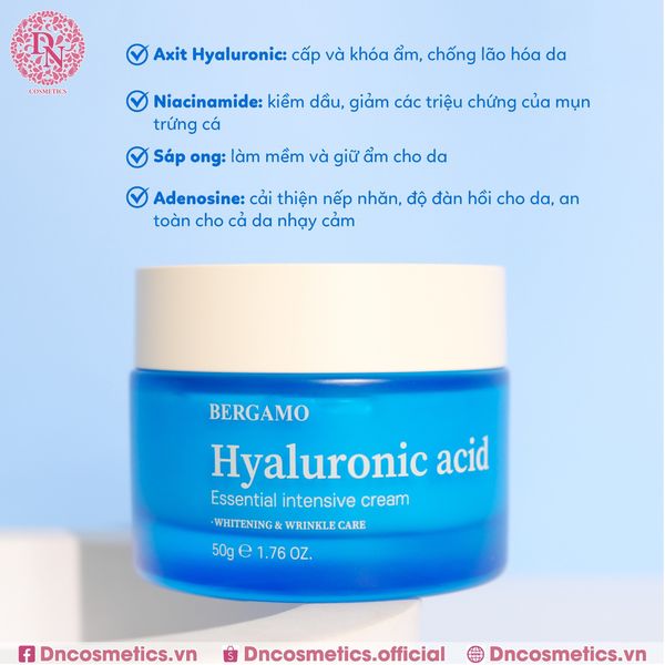 Bergamo Hyaluronic Acid Essential Intensive Cream