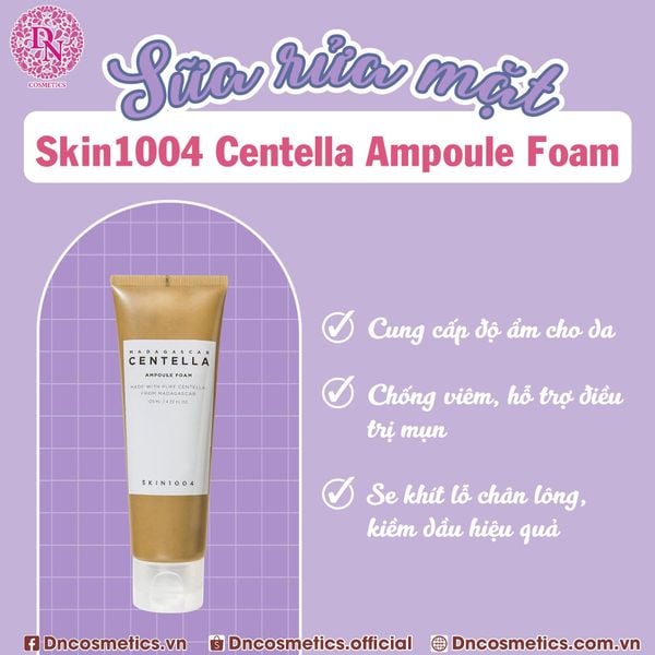 sữa rửa mặt Skin 1004 Madagascar Centella Ampoule Foam