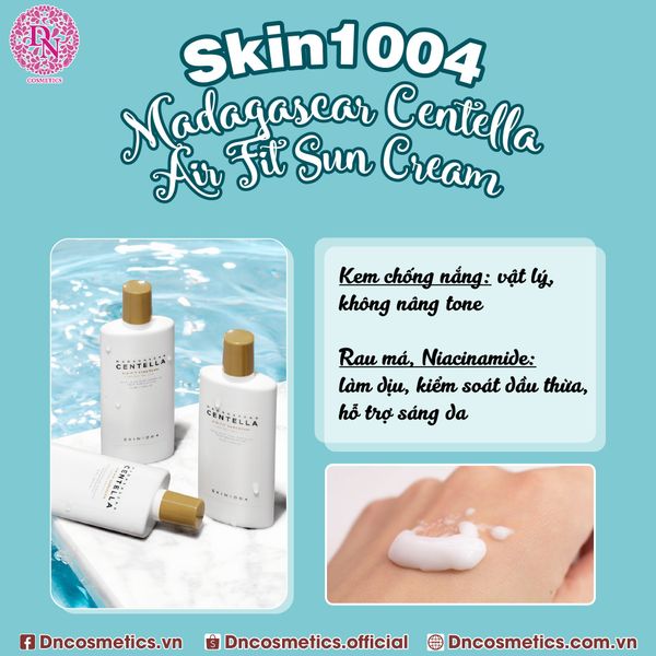 Kem chống nắng Skin1004 Madagacar Centella Air Fit Suncream