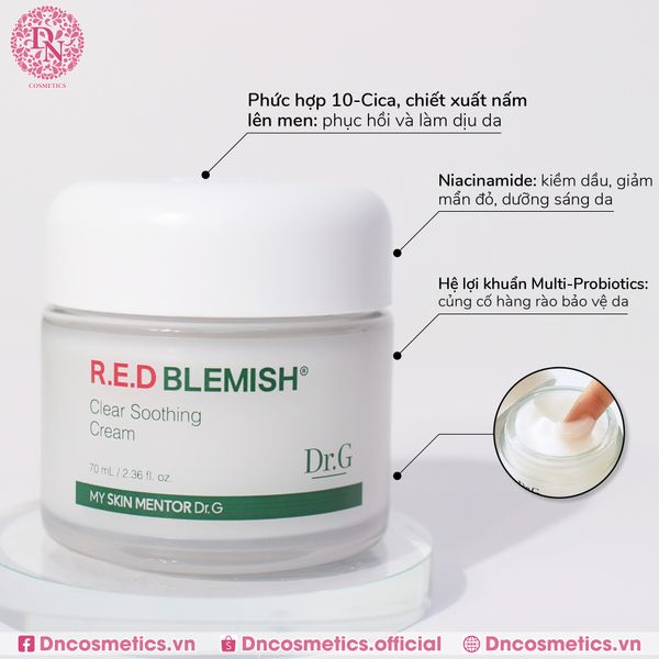 Dr.G R.E.D Blemish Clear Soothing Cream