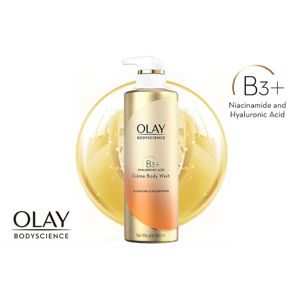 Sữa tắm Olay Body Wash với Vitamin C và Vitamin B3