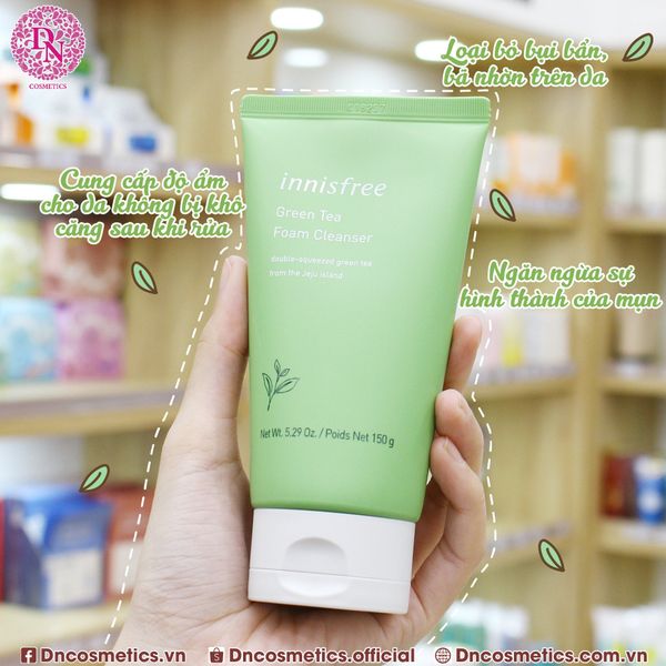 Sữa rửa mặt Innisfree Green Tea Cleansing Foam