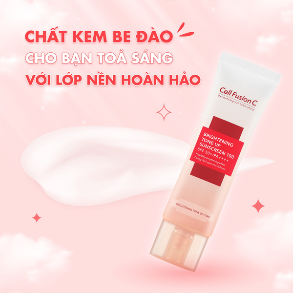 Kem chống nắng Cell Fusion C Brightening Tone Up Sunscreen SPF50+/ PA ++++