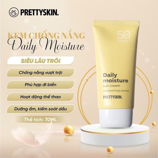 Kem chống nắng Pretty Skin Daily Moisture