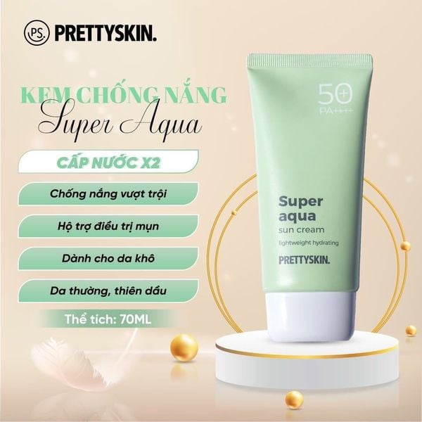 Kem chống nắng Pretty Skin Super Aqua