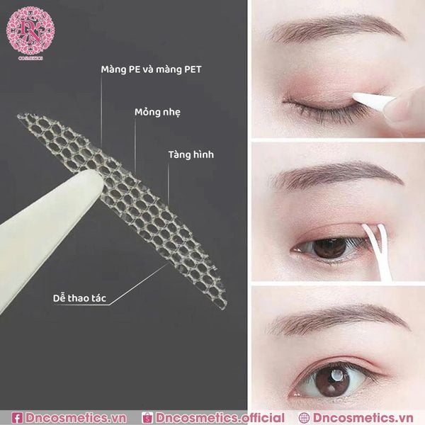 Miếng dán mí lưới Jary Water Spray Eyelid Tape