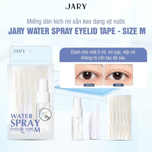 Miếng dán mí lưới Jary Water Spray Eyelid Tape