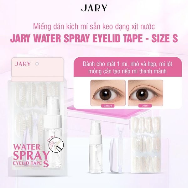 Miếng dán mí lưới Jary Water Spray Eyelid Tape