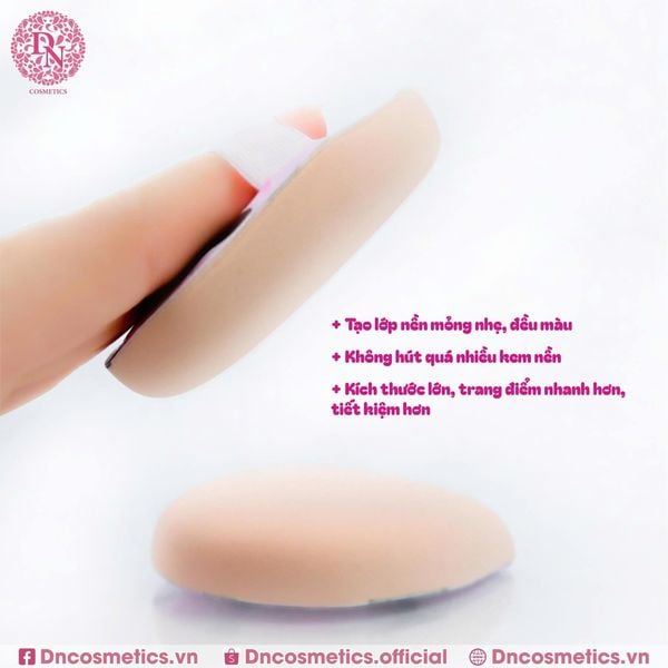 Mút tán kem nền dày Jary