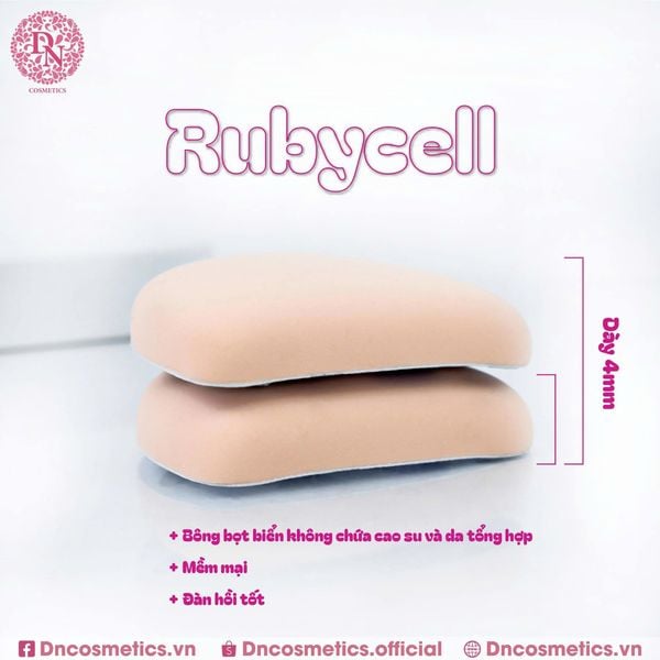 Mút tán kem nền dày Jary