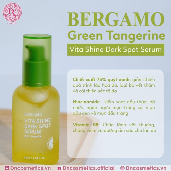 SERUM TRỊ NÁM TRẮNG DA BERGAMO