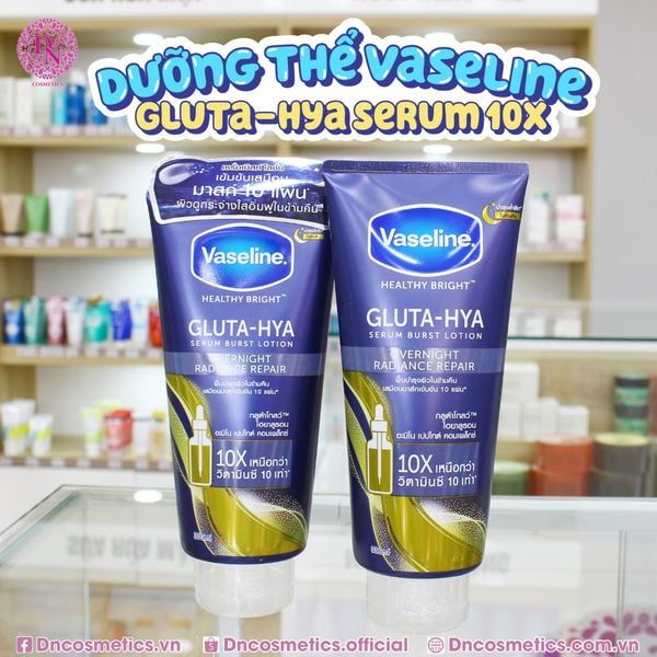 Vaseline Gluta-Hya Serum Burst Lotion Overnight Radiance