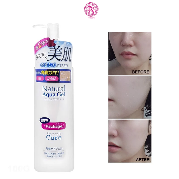 Review Tẩy da chết Cure dạng gel Nhật Bản