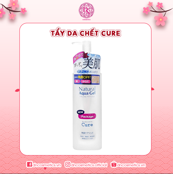 Review Tẩy da chết Cure dạng gel Nhật Bản