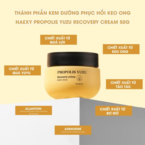 thành phần kem dưỡng keo ong naexy