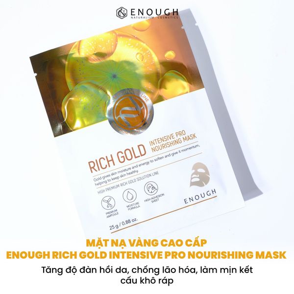 mặt nạ enough cao cấp vàng