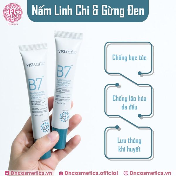 gội xả Visiami xanh