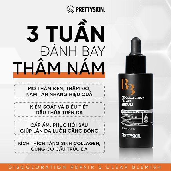 Công dụng serum B3 Pretty Skin