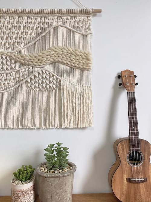 mẫu rèm macrame