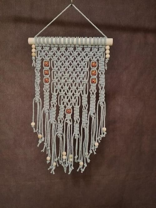 mẫu mành macrame