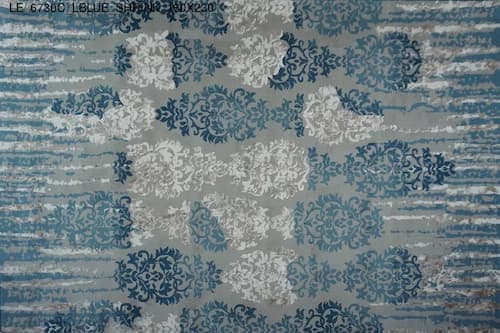 Thảm dệt sợi phong thủy màu xanh