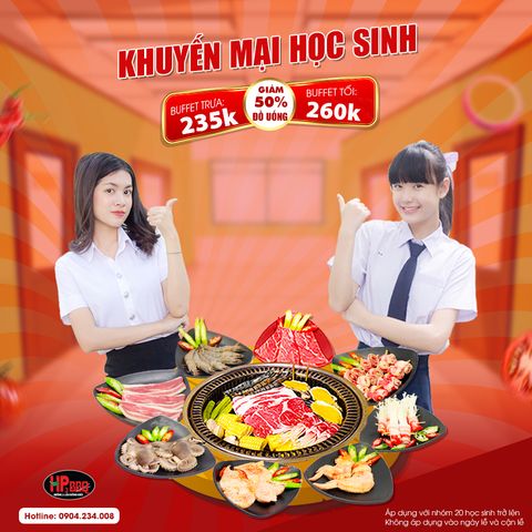 HỌC SINH GIƠ TAY - RINH NGAY ƯU ĐÃI