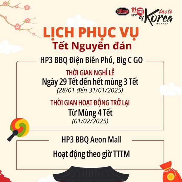 NƯỚNG LẨU XÈO XÈO XUYÊN TẾT ⏰⏰