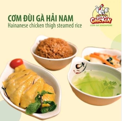 Cơm đùi gà Hải Nam tại nhà Sing Chicken