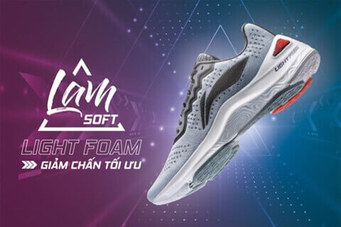Li-Ning Light Foam LAM SOFT – Công nghệ giảm chấn tối ưu cho những đôi chân năng động