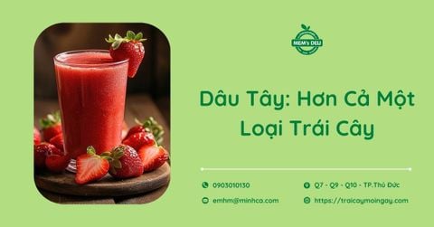 Công dụng của dâu tây và những điều bạn chưa biết
