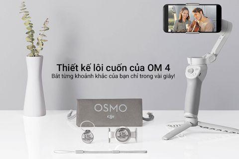 Thiết kế lôi cuốn của DJI OM4: Bắt từng khoảnh khắc của bạn chỉ trong vài giây!