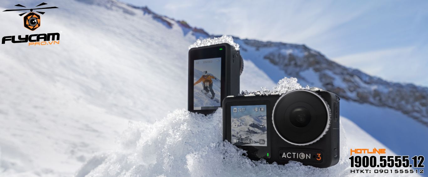 DJI Action 3 lựa chọn tuyệt vời cho ai yêu thích mùa đông và trượt tuyết