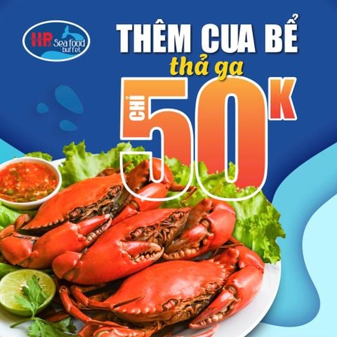 🦀 BUFFET CUA BỂ THA GA CHỈ 50K