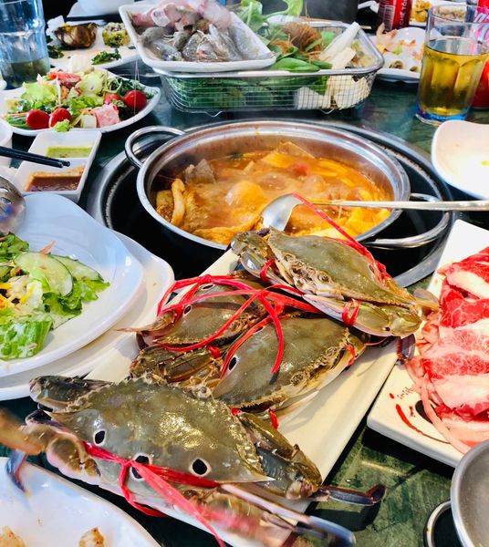 Menu beffet hải sản Hải Phòng của HP3 Seafood nổi tiếng với các loại hải sản tươi sống