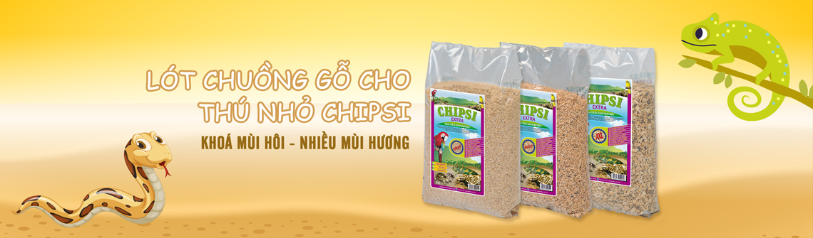 Lót chuồng cho bò sát Chipsi Extra