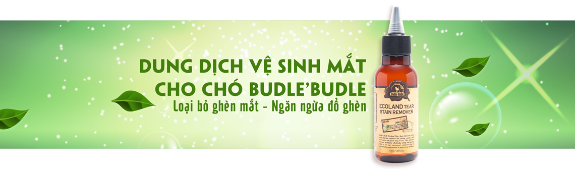 Dung dịch vệ sinh mắt cho chó Budle'Budle