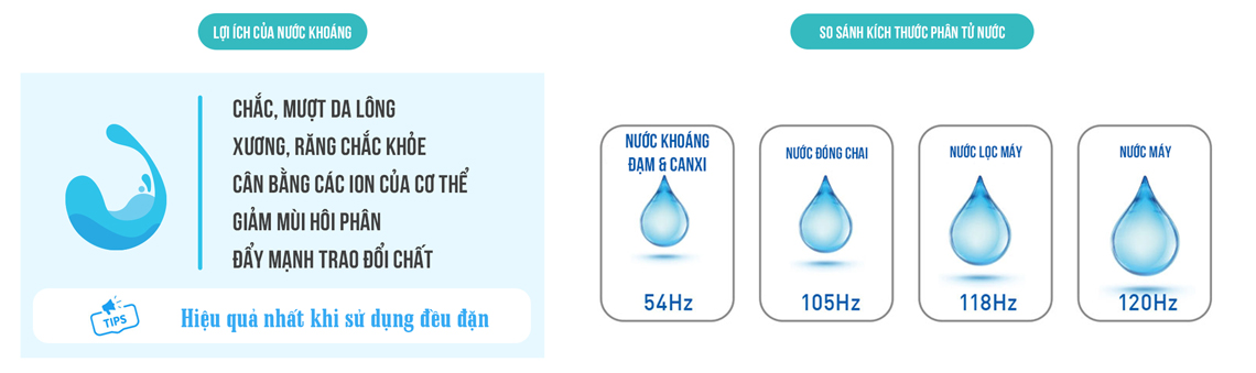 Nước khoáng Bowwow lợi ích nổi bật